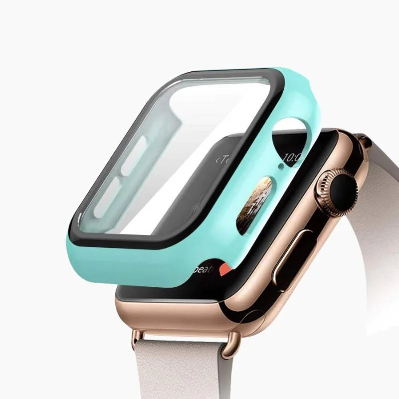 Apple Watch Protective Case Rugged Shock Absorbent Turquoise - Tophatter Daily Deals