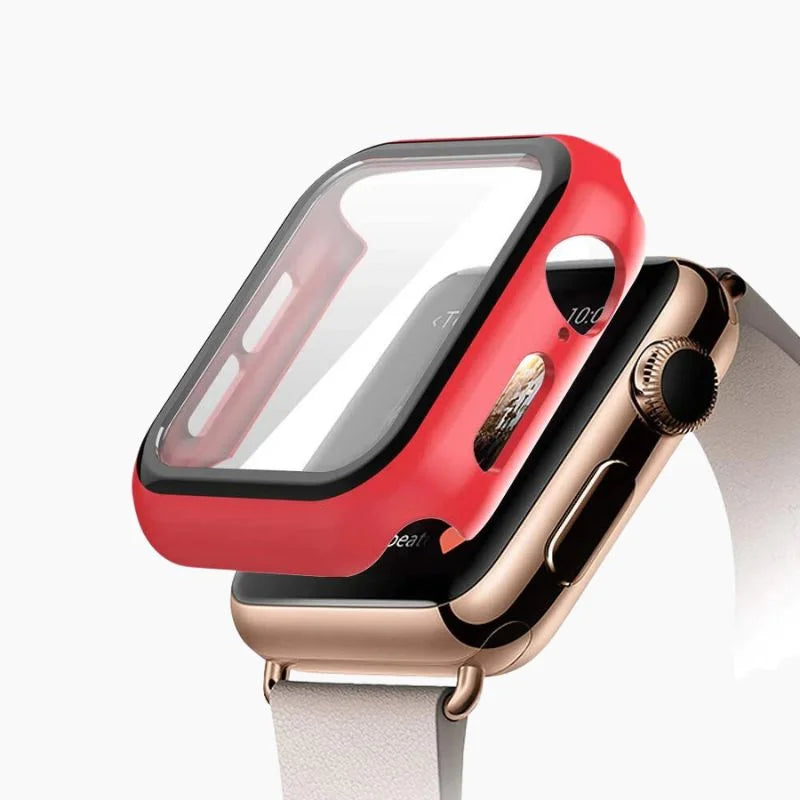 Apple Watch Protective Case Rugged Shock Absorbent Red - Tophatter Daily Deals