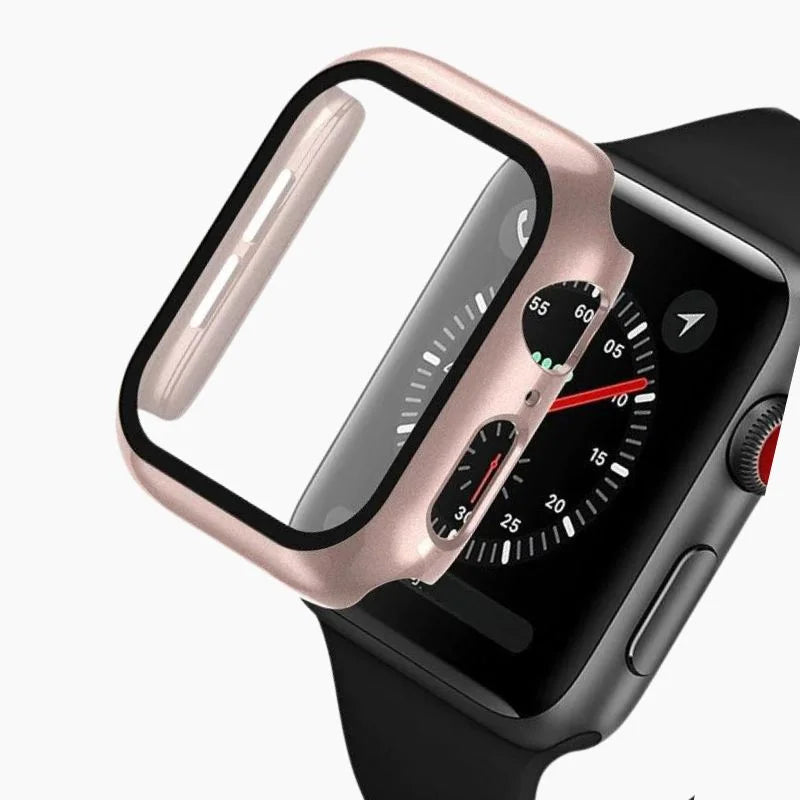 Apple Watch Protective Case Rugged Shock Absorbent Rose Gold - Tophatter Daily Deals