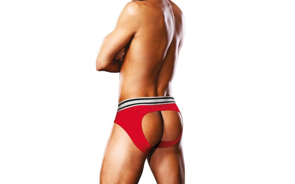 Prowler Open Back Brief White/Red > Clothes > Open Back Underwear - Tophatter Daily Deals