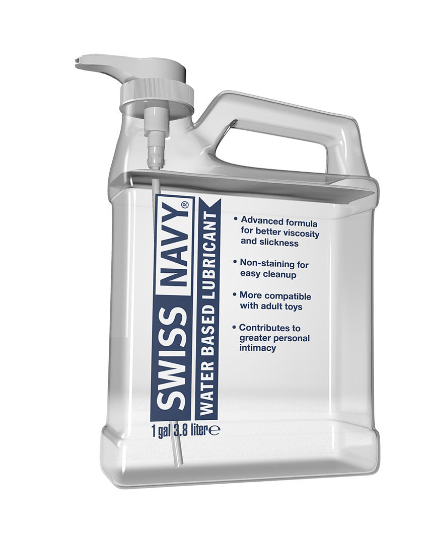 Swiss Navy Water Based Lubricant 1 Gallon 3.8 Liters > Lube > Water Based - Tophatter Daily Deals