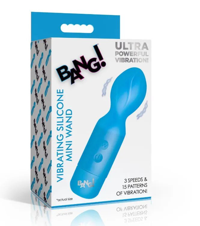 Bang! Silicone Mini Wand – Rechargeable 18-Function Vibrator > Sex Toys > Mini Massagers - Tophatter Daily Deals