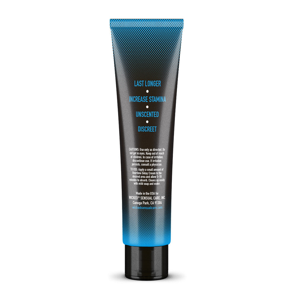 Wicked Overtime Delay Cream 1 oz Benzocaine Desensitizing > Essentials > Mens Enhancers - Tophatter Daily Deals