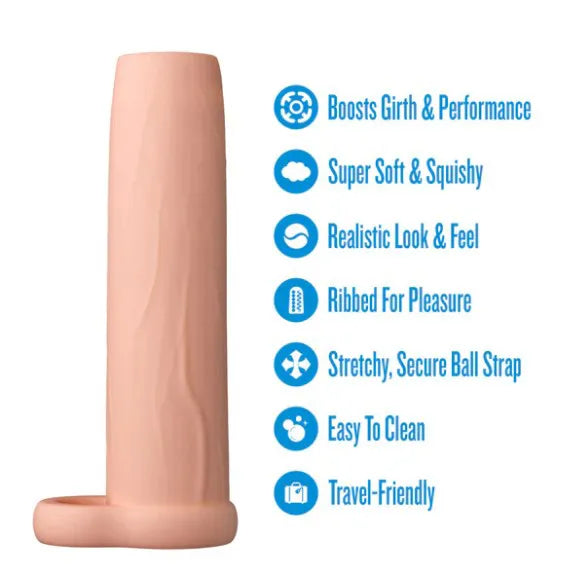 Performance 5.75 Inch Enhancement Sleeve – Flexible Penis Sleeve > Sex Toys For Men > Penis Sleeves - Tophatter Daily Deals