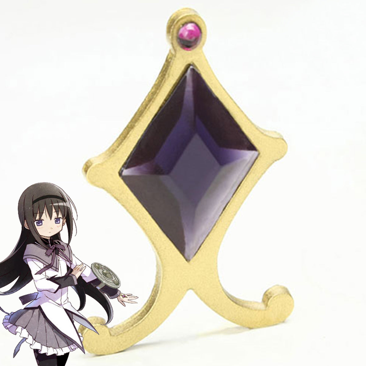 Puella Magi Madoka Magica Homura Akemi Jewel Cosplay Accessory Prop Prop - Tophatter Daily Deals