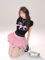 Puffy Cake Skirts Women Ruffles Chic Popular Sweet Spicy Girls Gothic All-match Korean Fashion Streetwear Summer Popular Y2k - Tophatter Daily Deals