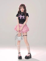 Puffy Cake Skirts Women Ruffles Chic Popular Sweet Spicy Girls Gothic All-match Korean Fashion Streetwear Summer Popular Y2k - Tophatter Daily Deals