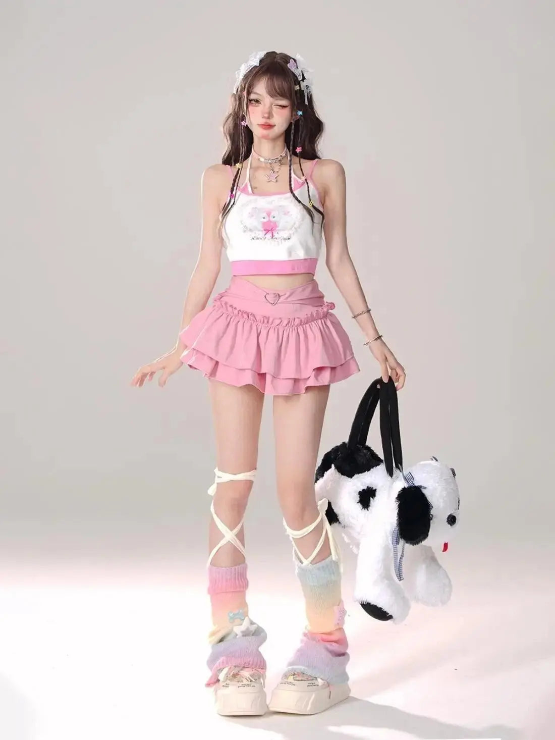 Puffy Cake Skirts Women Ruffles Chic Popular Sweet Spicy Girls Gothic All-match Korean Fashion Streetwear Summer Popular Y2k - Tophatter Daily Deals