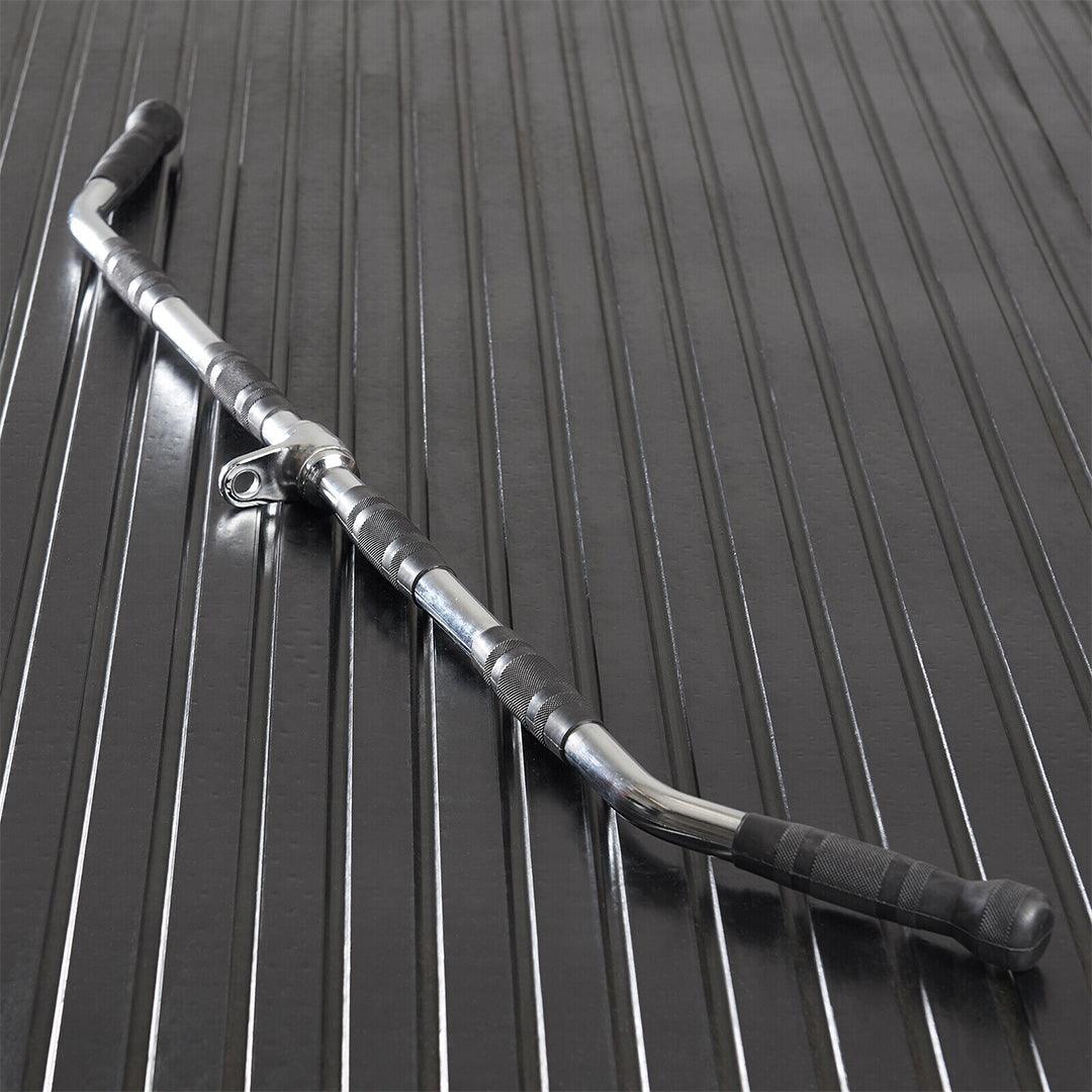 Lats Pull Down Bar - Universal Lat Pulldown Bar Adjustable 4ft Multi Gym Handle Cable Exercise & Fitness - Tophatter Daily Deals