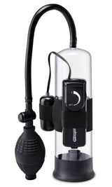 Pump Worx Beginner Vibrating Penis Pump Clear Black > Pumps > Penis Pumps - Tophatter Daily Deals