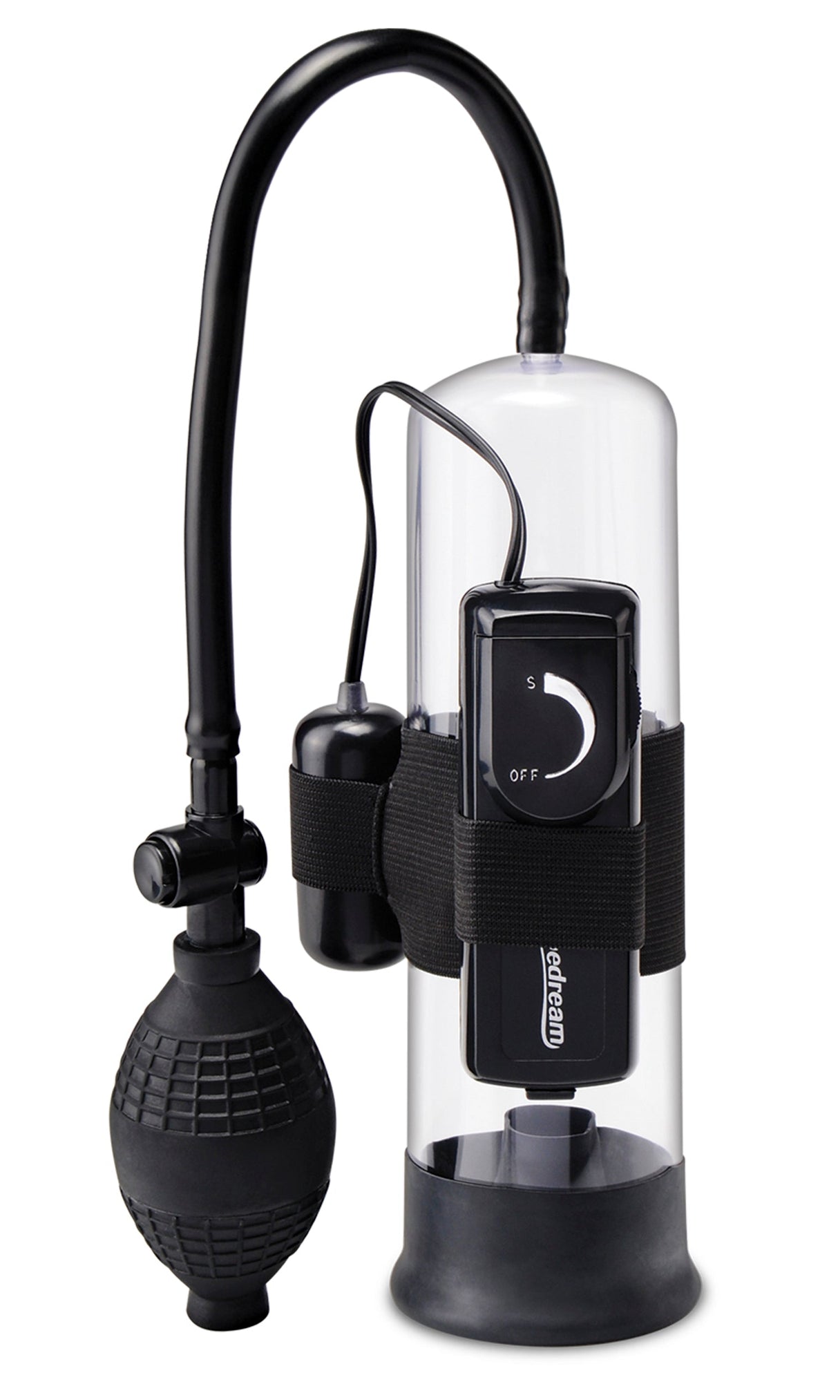 Pump Worx Beginner Vibrating Penis Pump Clear Black > Pumps > Penis Pumps - Tophatter Daily Deals