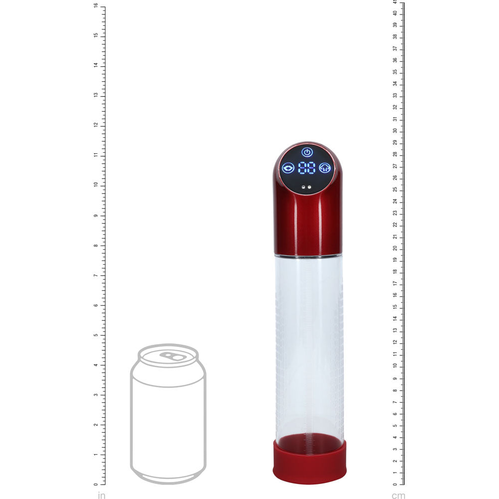 Pumped Automatic Waterproof Penis Pump Metal Clear Design - 20cm > Pumps > Penis Pumps Electric - Tophatter Daily Deals