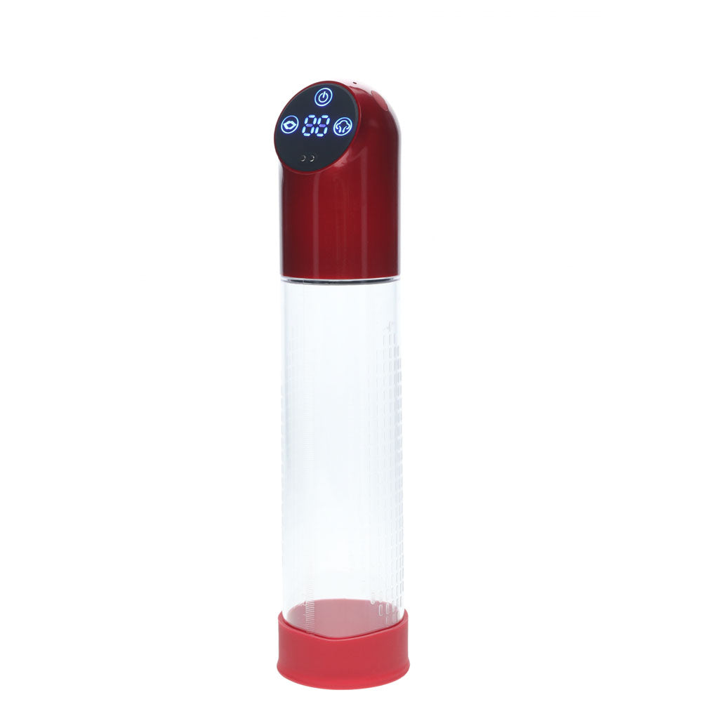 Pumped Automatic Waterproof Penis Pump Metal Clear Design - 20cm > Pumps > Penis Pumps Electric - Tophatter Daily Deals