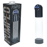 Pumped Automatic Waterproof Penis Pump in Charcoal - 20cm Insertable > Pumps > Penis Pumps Electric - Tophatter Daily Deals