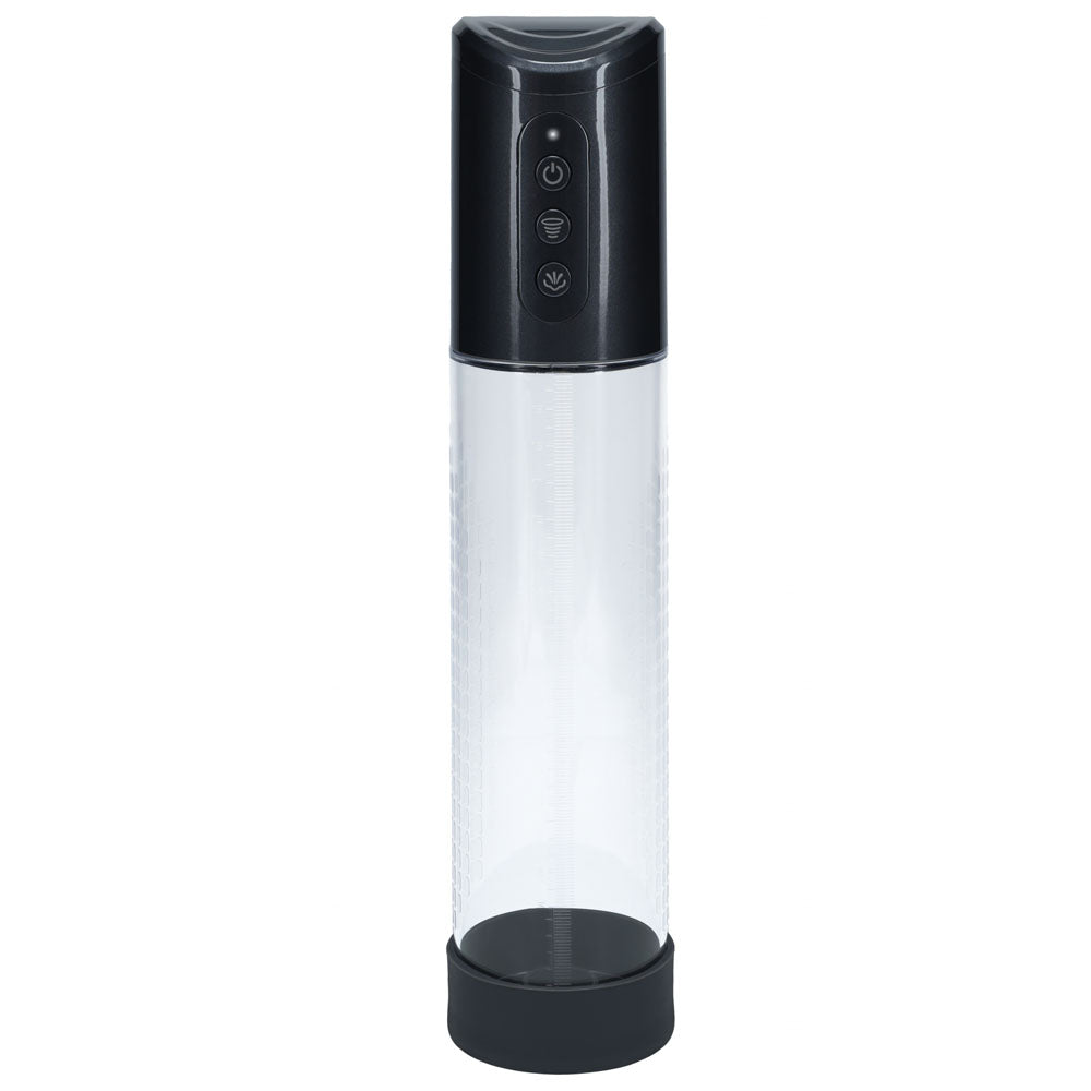 Pumped Hyperpump 20cm Automatic Penis Pump Gunmetal Grey with Silicone Insertion Sleeve > Pumps > Penis Pumps Electric - Tophatter Daily Deals