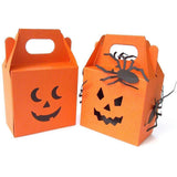 Pumpkin Favor Boxes - 10 x Orange Pumpkin Boxes Trick or Treat Halloween Box Festive & Franchise - Tophatter Daily Deals