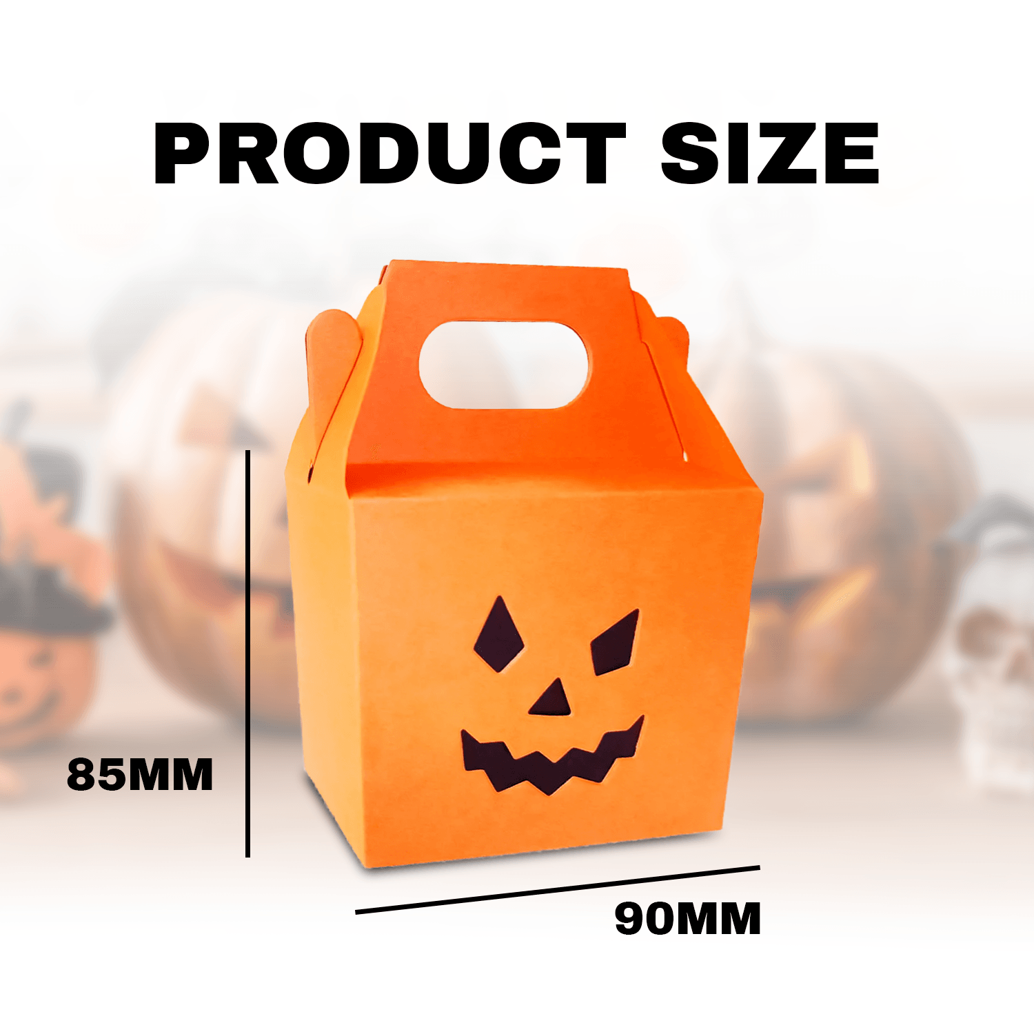 Pumpkin Favor Boxes - 10 x Orange Pumpkin Boxes Trick or Treat Halloween Box Festive & Franchise - Tophatter Daily Deals