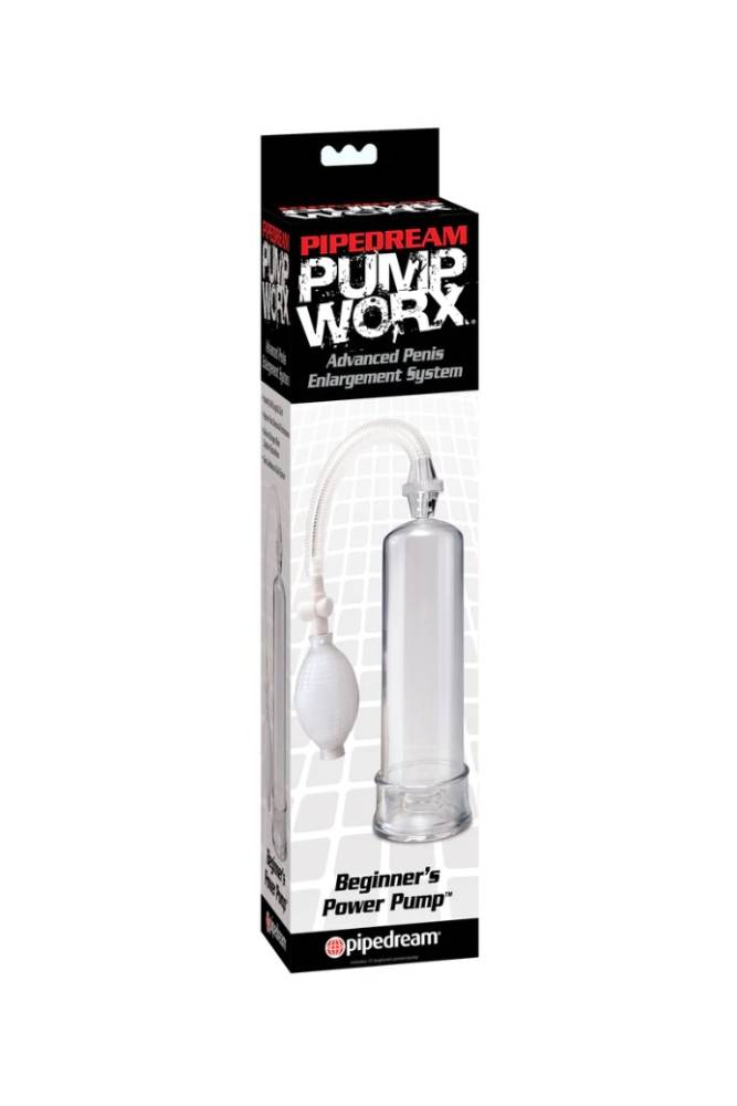 Pipedream - Pump Worx - Beginner's Power Penis Pump - Clear Sex Toy - Tophatter Daily Deals