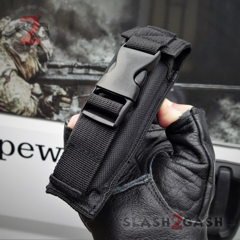 Punisher Skull OTF Knife REAL Damascus Delta Force - Tanto Plain Knife-OTF - Tophatter Daily Deals