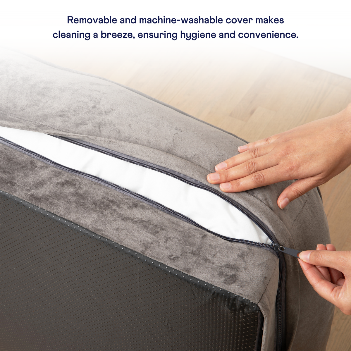 PupChill™ Cooling Bolster Dog Bed Pet Beds - Tophatter Daily Deals