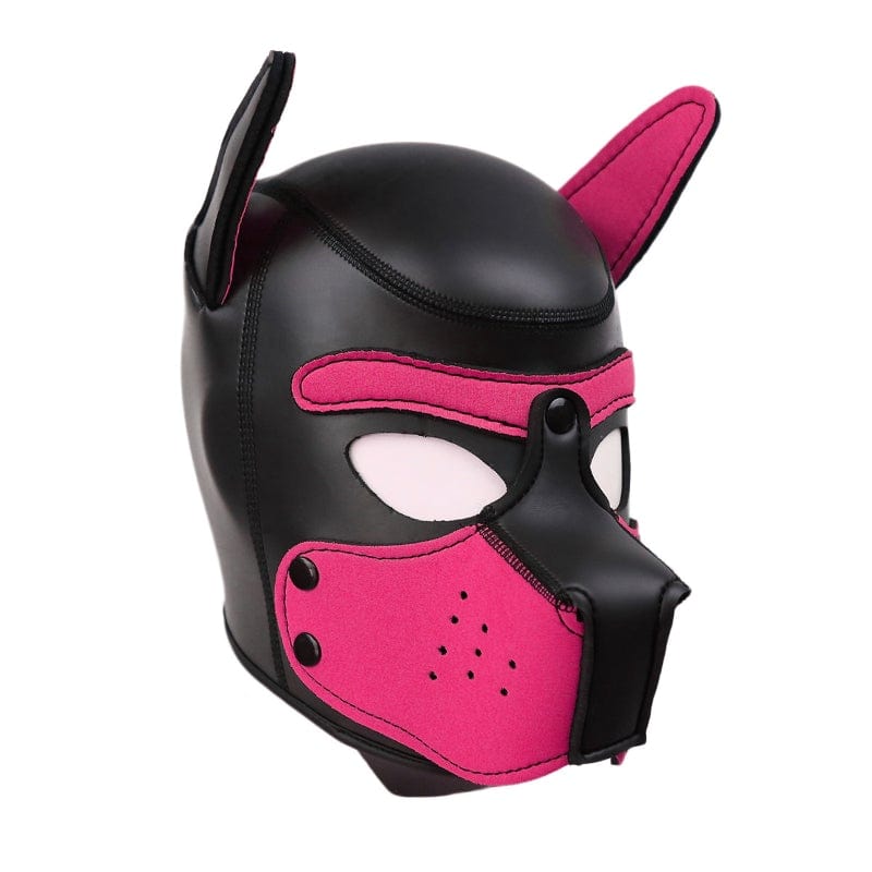 Puppy Play Mask (Pink) – Neoprene Rubber Role-Playing Mask > Bondage Gear > Masks - Tophatter Daily Deals