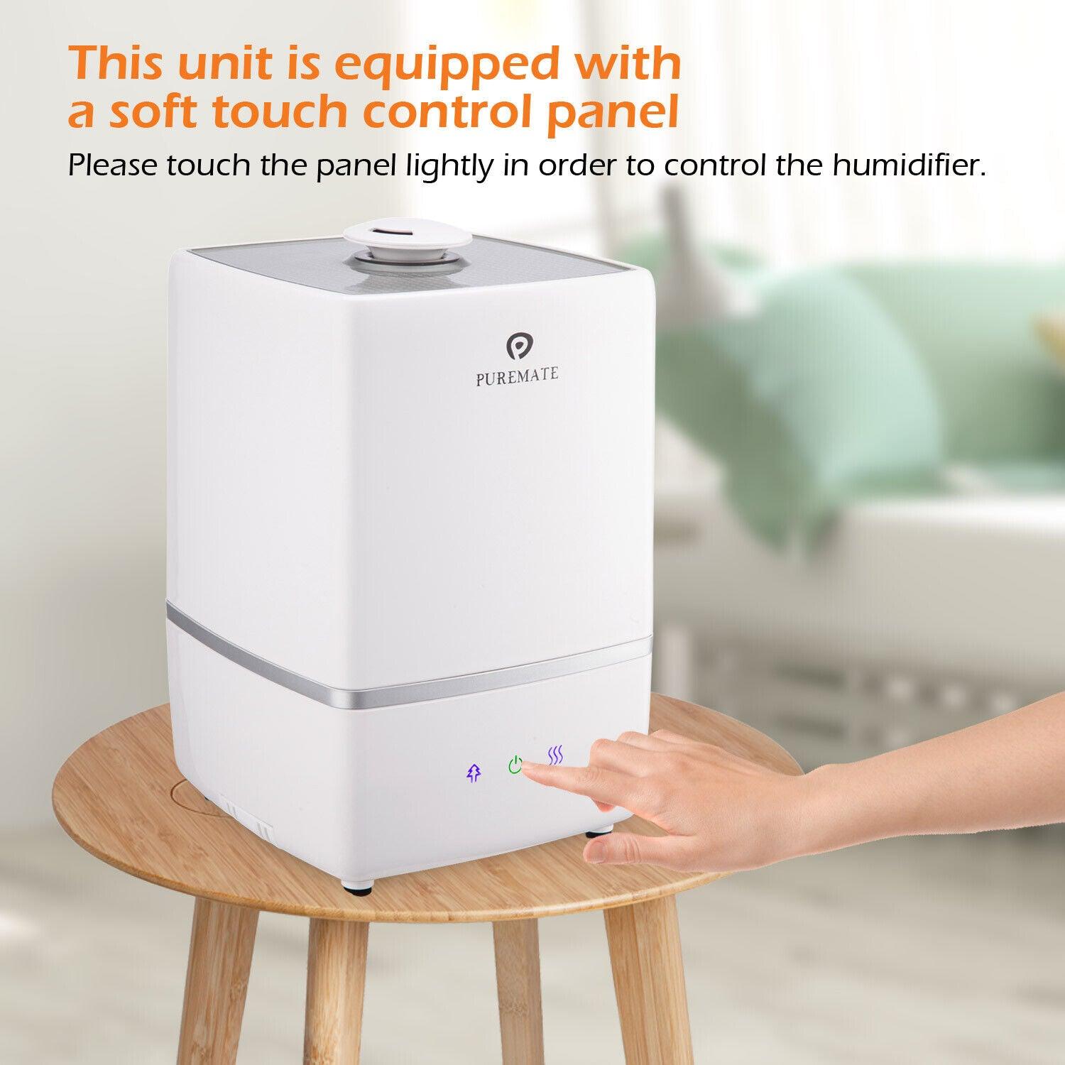 Cold Mist Humidifier - Air Humidifier for Room 5L Ultrasonic Cool & Hot Mist Humidifier Ioniser & Aroma Diffuser Apparel & Accessories - Tophatter Daily Deals