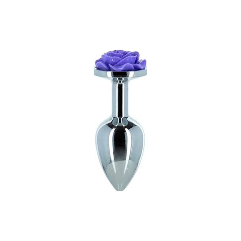 Purple Rose 3 Inch Metal Butt Plug > Anal Range > Jewel Butt Plugs - Tophatter Daily Deals