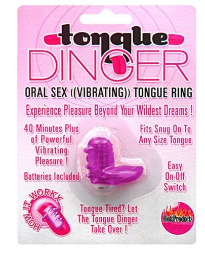 Purple Stretchy Tongue Ring – Vibrating > Vibrators > Unconventional - Tophatter Daily Deals