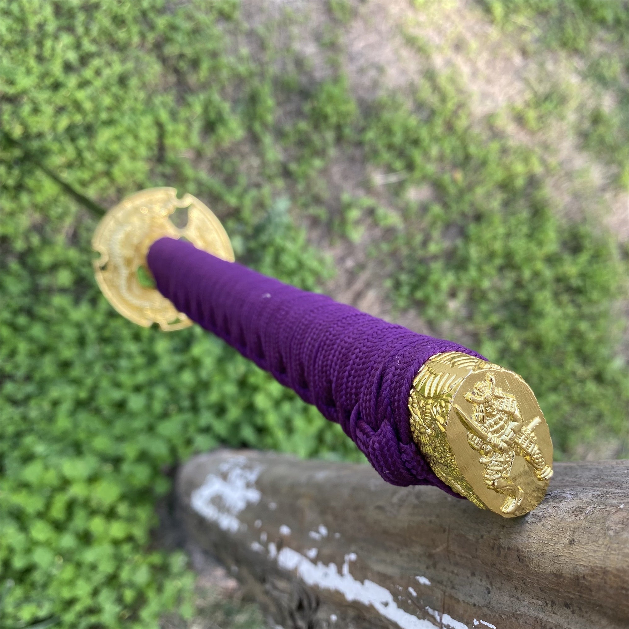 Purple River Katana Special Purple Carbon Steel Samurai Sword - Tophatter Daily Deals