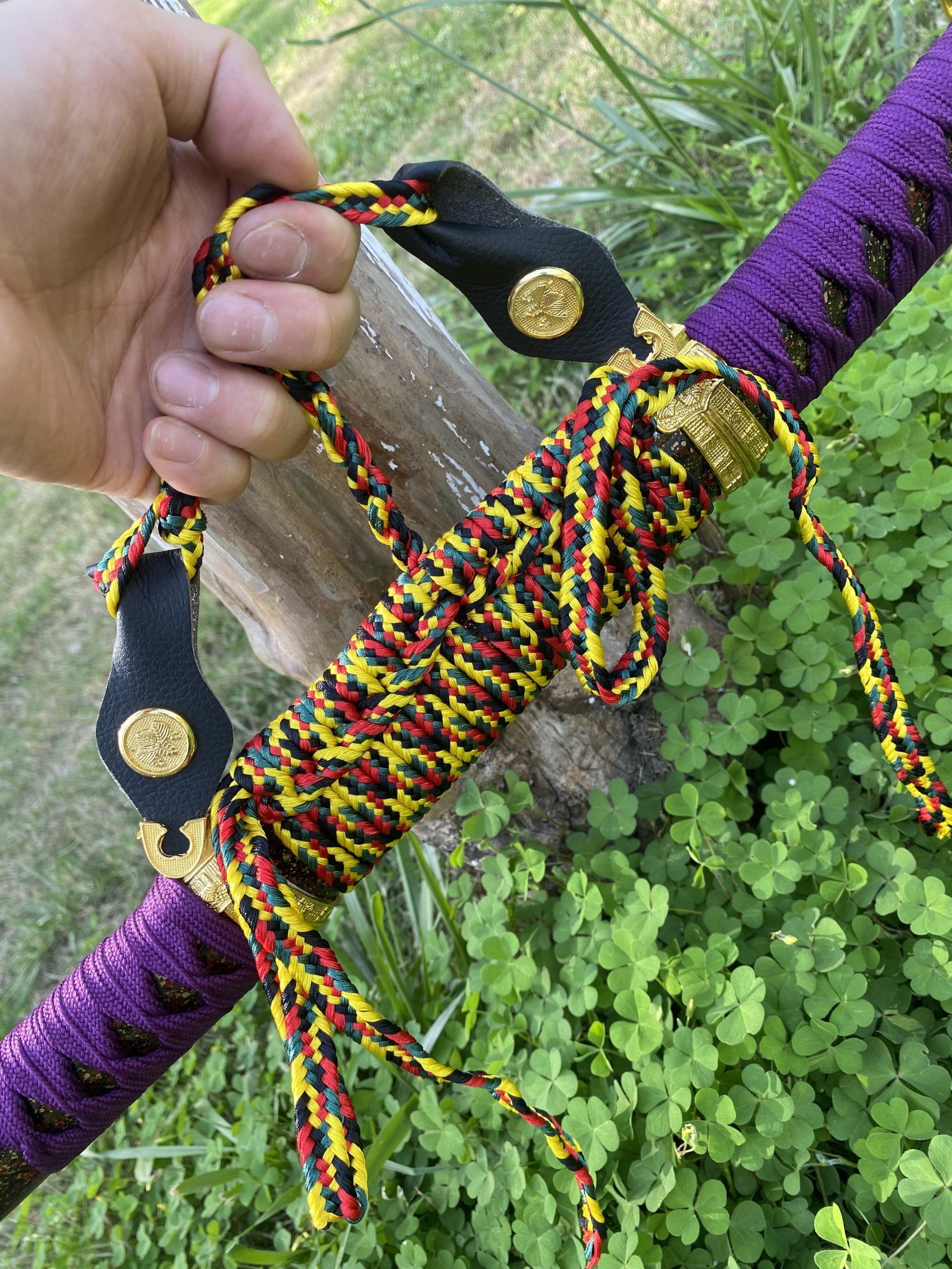 Purple River Katana Special Purple Carbon Steel Samurai Sword - Tophatter Daily Deals