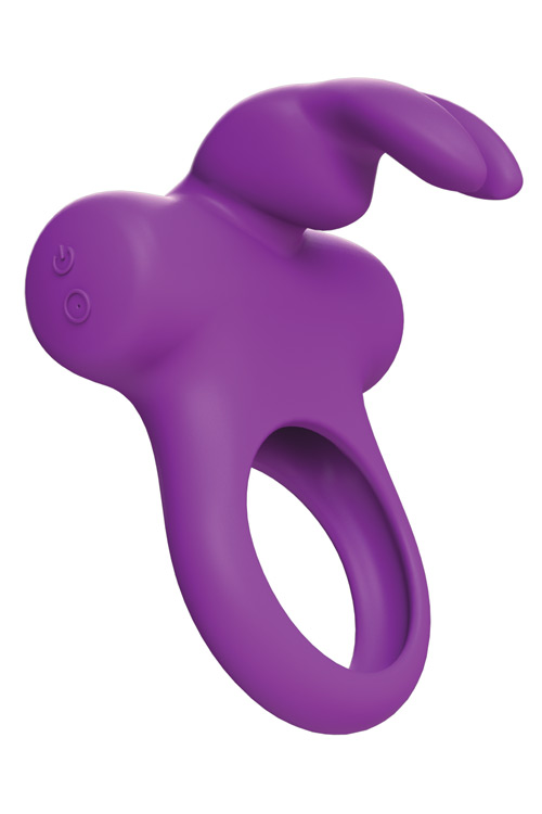 VeDO Frisky Bunny Rechargeable Vibrating Ring Perfectly Purple C-Rings - Tophatter Daily Deals