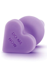 Blush Play with Me Naughty Candy Heart Plug "Do Me Now" - Purple Sex Toys - Tophatter Daily Deals