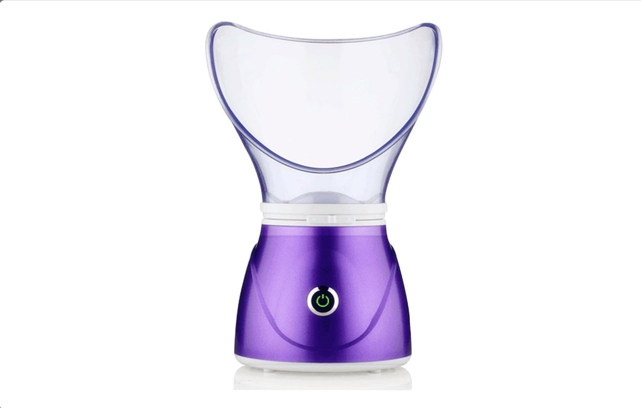 portable facial steamer - Professional Sinus Steam Inhaler Face Skin Moisturizer Facial Mask Sauna Spa Steamers Sprayer with Aromatherapy Diffuser Humidifier Function Purple Health & Beauty - Tophatter Daily Deals