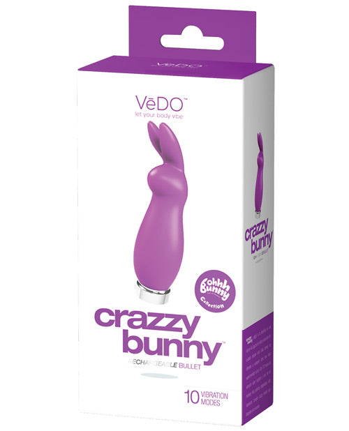 VeDO Crazzy Bunny Rechargeable Bullet Bullets - Tophatter Daily Deals