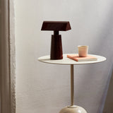 Pyramid Cylinder Lamp Dark Red USB Lighting - Tophatter Daily Deals