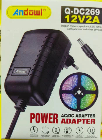 ANDOWL Q-DC269 POWER ADAPTER-12V 2A AC/DC - Tophatter's Army Deals CCTV - Tophatter Daily Deals