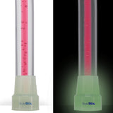Blushing Rose Streak w/ Floating Bubbles in Clear Shaft Clear Lucite Walking Canes - Tophatter Daily Deals