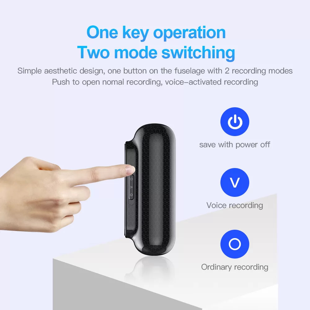Magnetic Recording Device Voice Activated Mini Audio Recorder Digital voice recorder - Tophatter Daily Deals