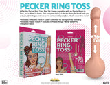 Pecker Ring Toss – Inflatable Party Game Set with Six Plastic Rings > Novelties > Games - Tophatter Daily Deals