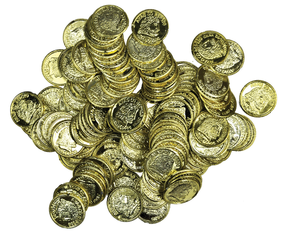 Doubloons Gold Pack of 144 Costume Accessories - Tophatter Daily Deals