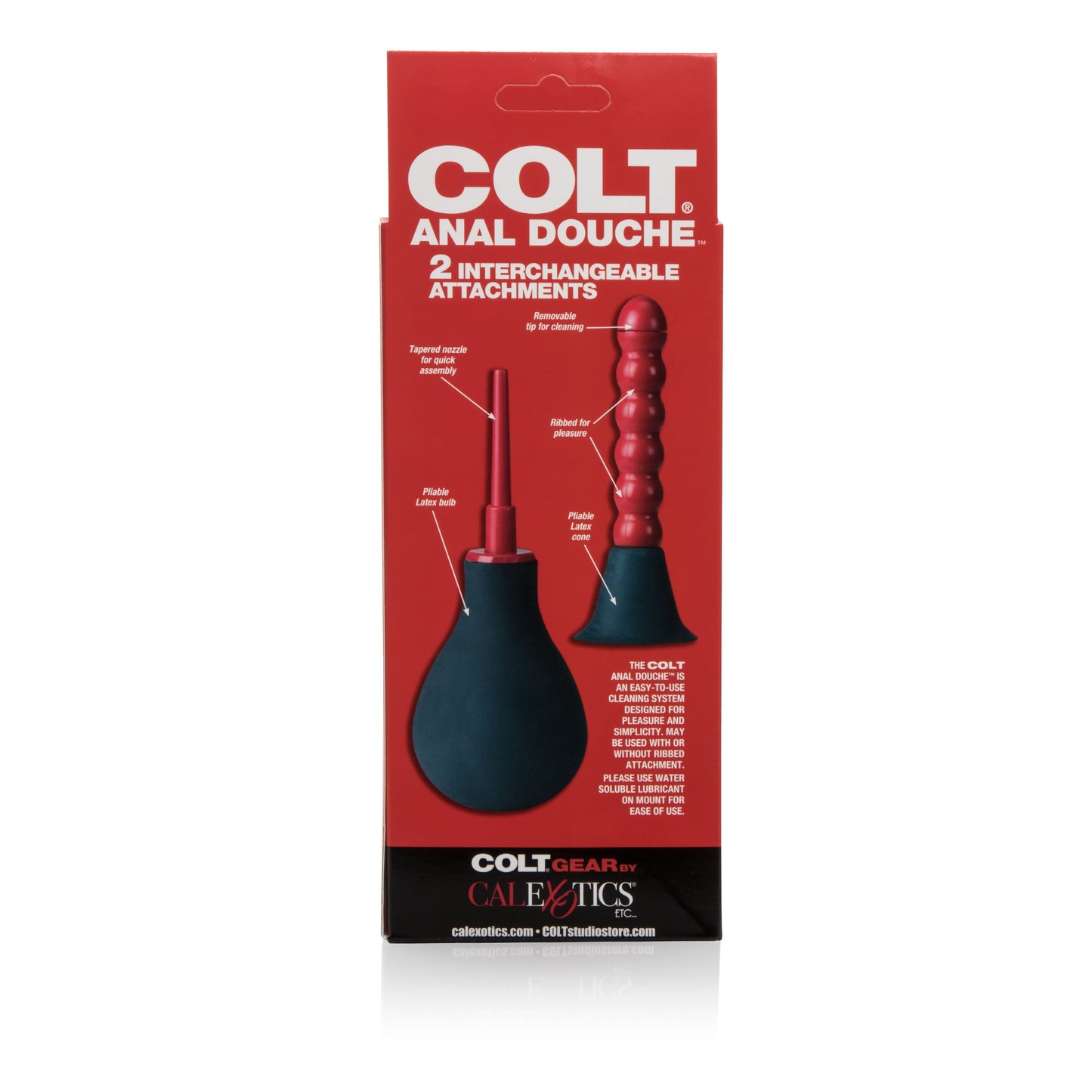 Colt Anal Douche – Easy-to-Use Reusable Anal Cleaning System with Dual Attachments > Essentials > Douches - Tophatter Daily Deals