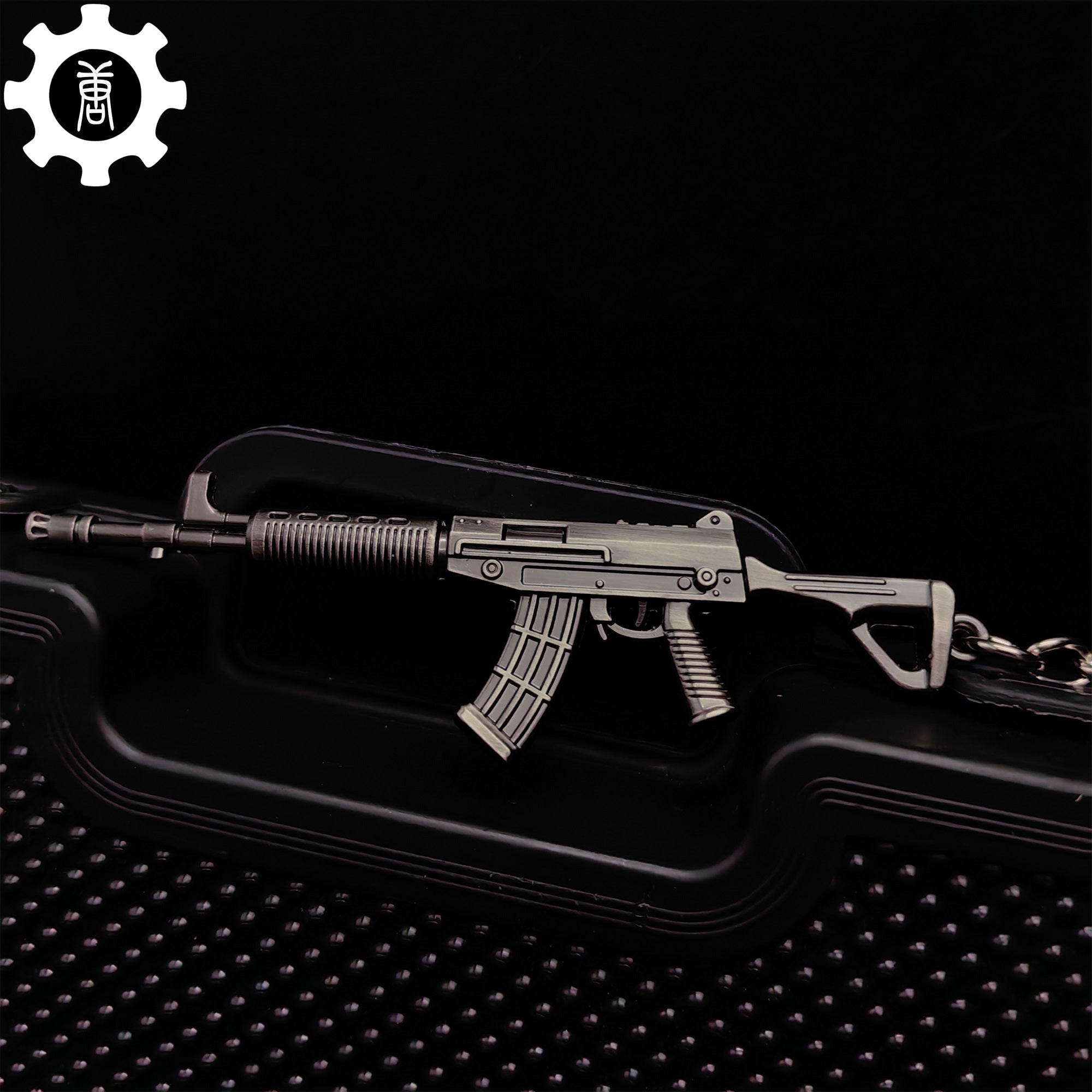 Assault Rifle Keychain 21 in 1 World Famous Assault Rifle Gun Keychain Metal Pendant For Mili ...
