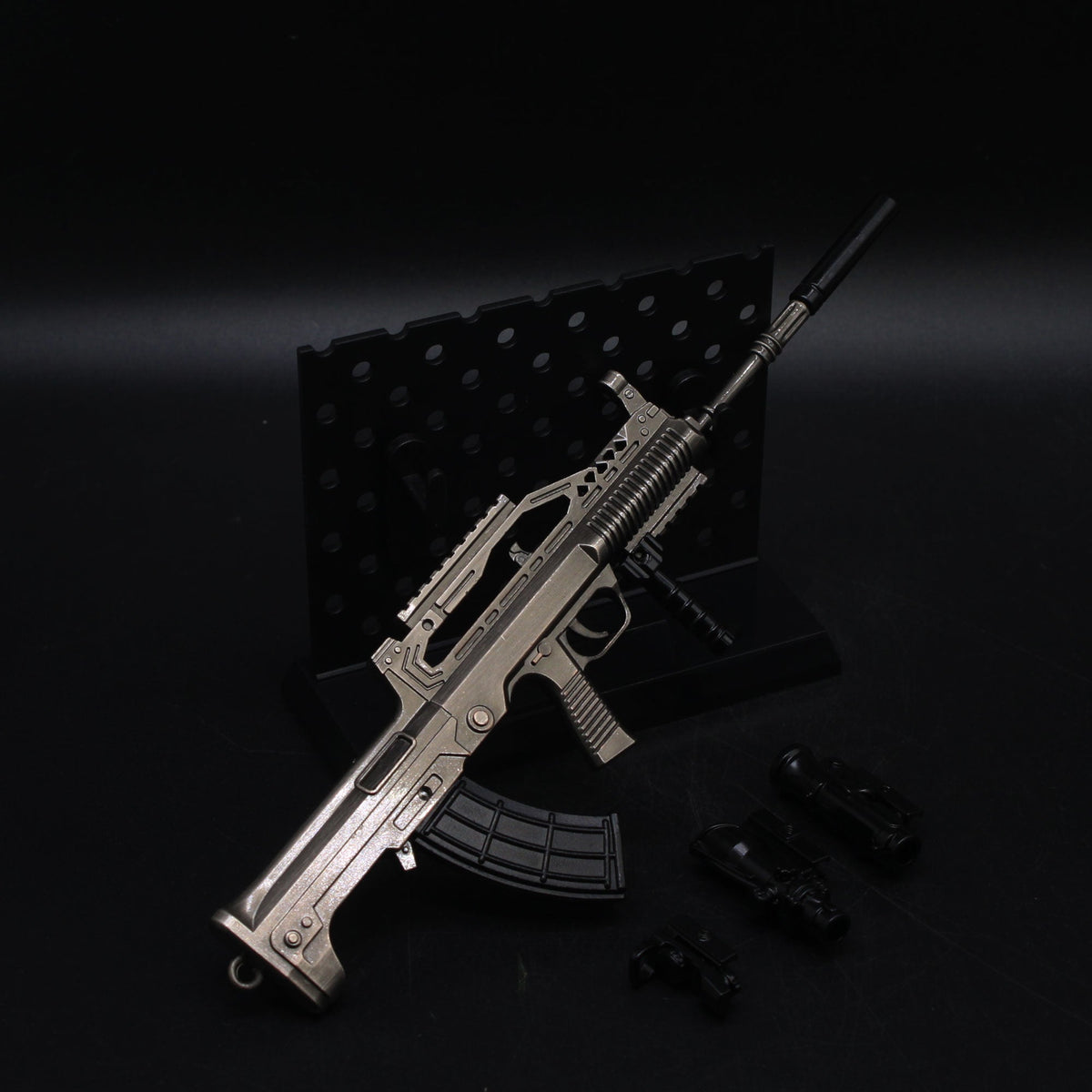 QBZ95 Miniature Metal Gun 20CM/8.7" - Tophatter Daily Deals