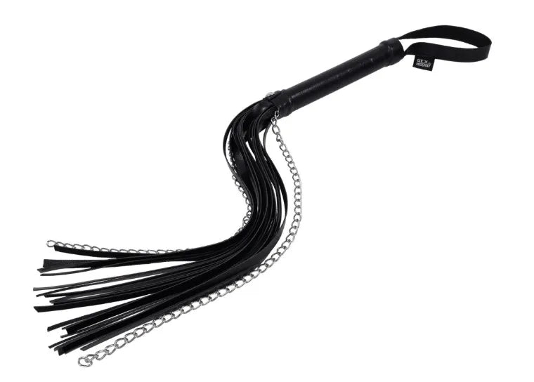 Shadow Chain Flogger – Faux Leather and Chain Impact Toy > Bondage Gear > Whips & Floggers - Tophatter Daily Deals