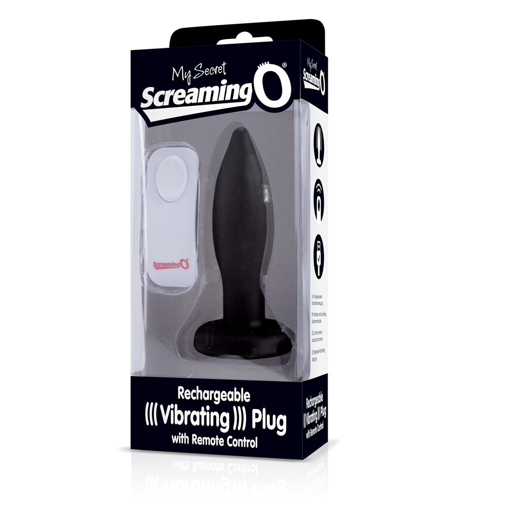 Screaming O My Secret Charged Plug – Remote-Controlled Rechargeable Vibrating Butt Plug > Anal Range > Vibrating Butt Plugs - Tophatter Daily Deals