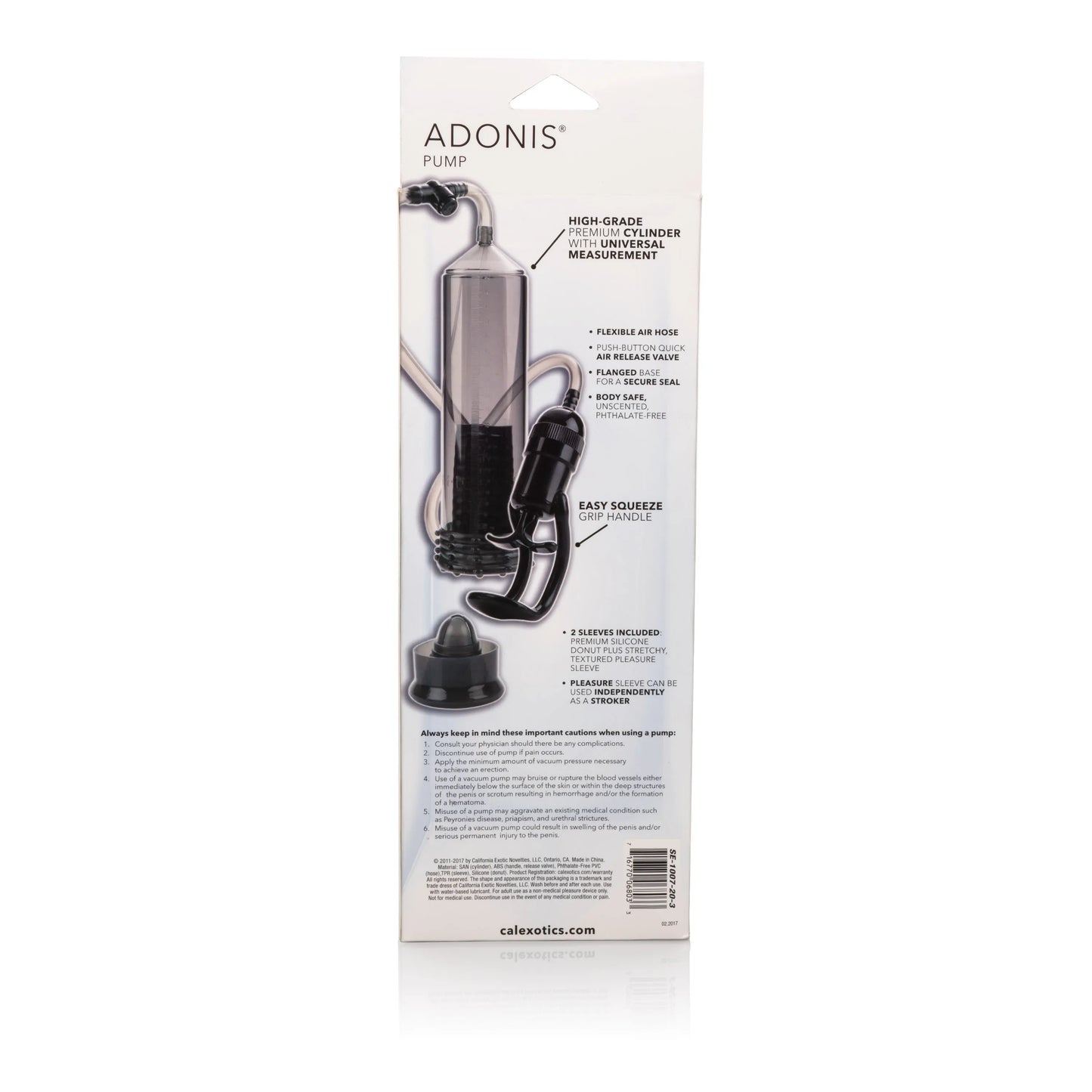Adonis Pump – Advanced Vacuum Pump with Removable Sleeve Masturbator > Pumps > Penis Pumps - Tophatter Daily Deals