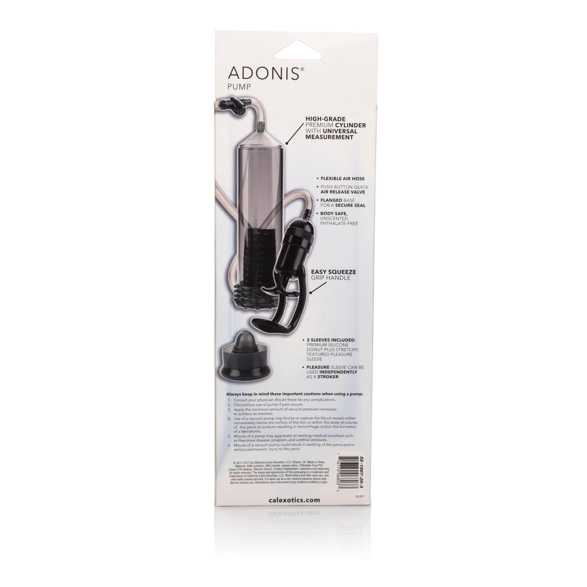 Adonis Pump – Advanced Vacuum Pump with Removable Sleeve Masturbator > Pumps > Penis Pumps - Tophatter Daily Deals