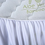 Aloe Vera Quilted Mattress Pad Bedding - Tophatter Daily Deals