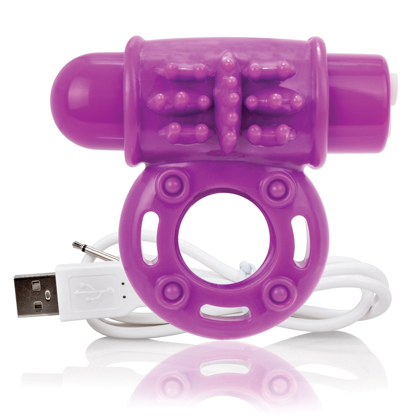 O Wow Ring – Rechargeable Vibrating Cock Ring with 10 Vibration Functions > Cock Ring > Vibrating - Tophatter Daily Deals