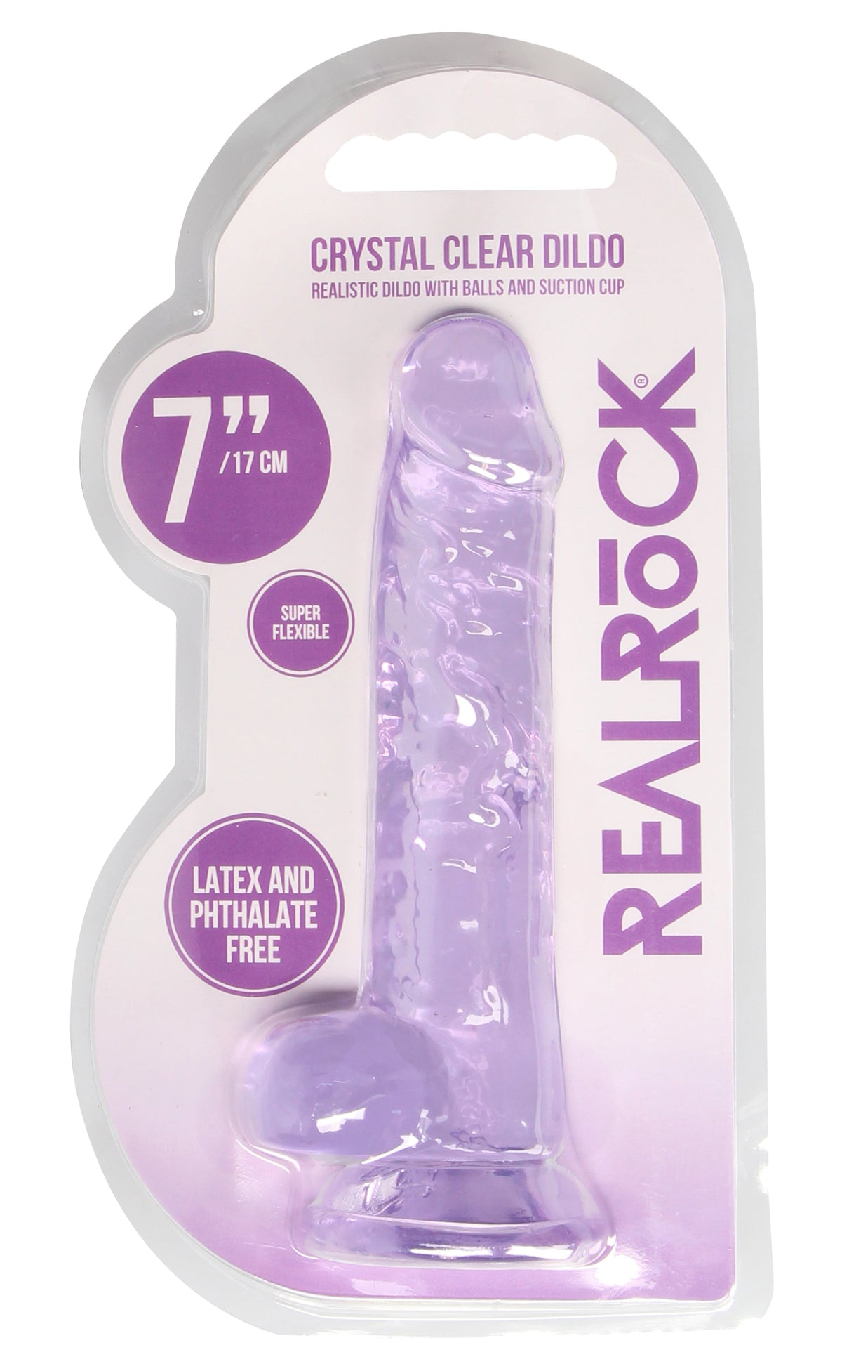 Realrock 7 Inch Realistic Dildo With Balls 17.8 Cm Dong > Dildos > Realistic Dildos - Tophatter Daily Deals